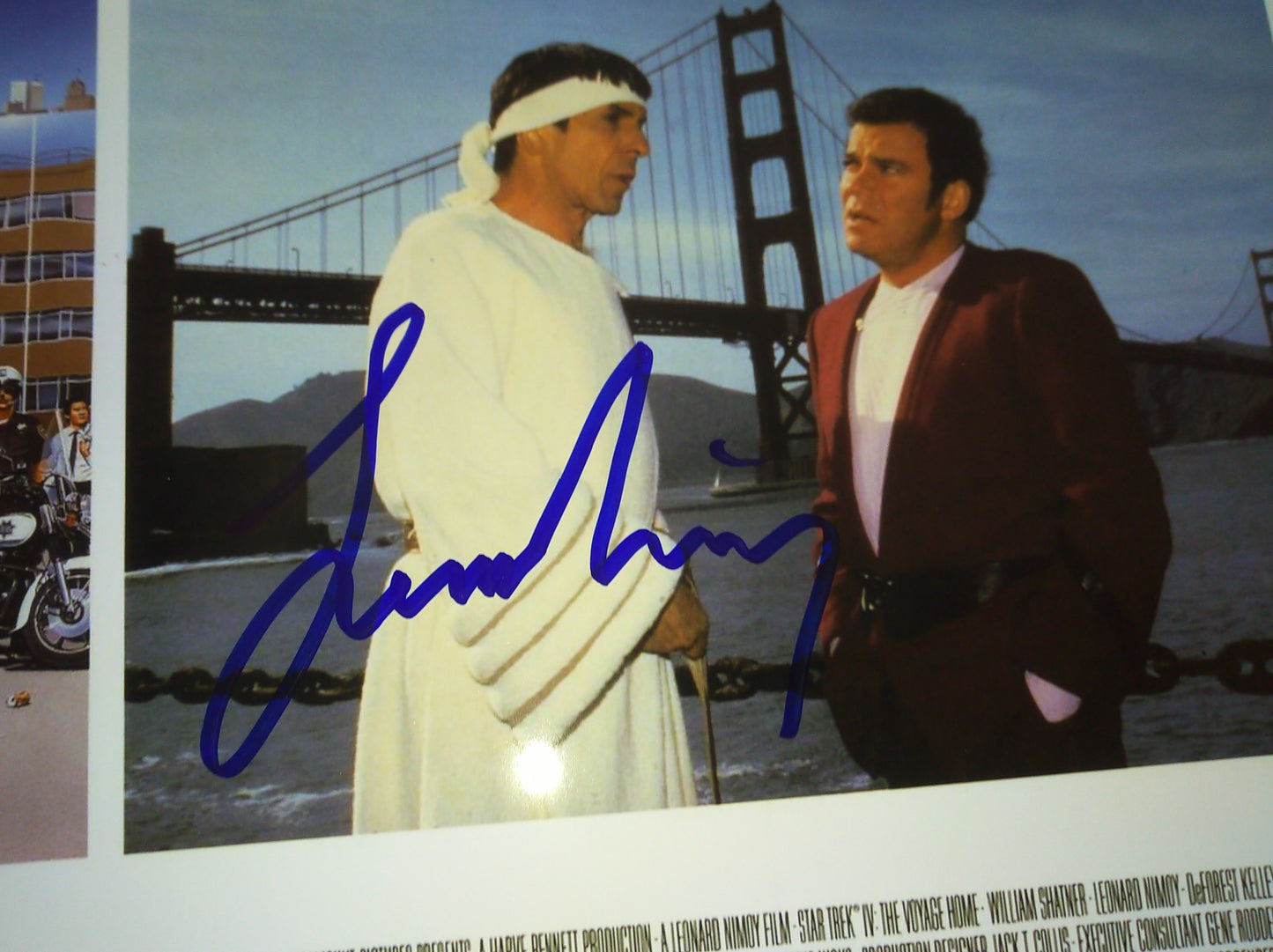 Leonard Nimoy Hand Signed Autograph 8x10 Photo COA Star Trek