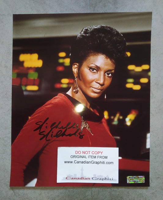 Nichelle Nichols Hand Signed Autograph 8x10 Photo COA Star Trek