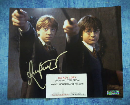 Rupert Grint Hand Signed Autograph 8x10 Photo COA Harry Potter