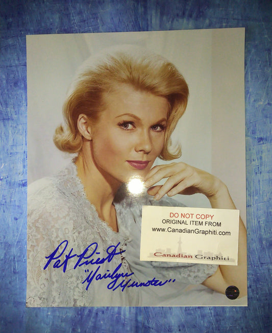 Pat Priest Hand Signed Autograph 8x10 Photo COA The Munsters