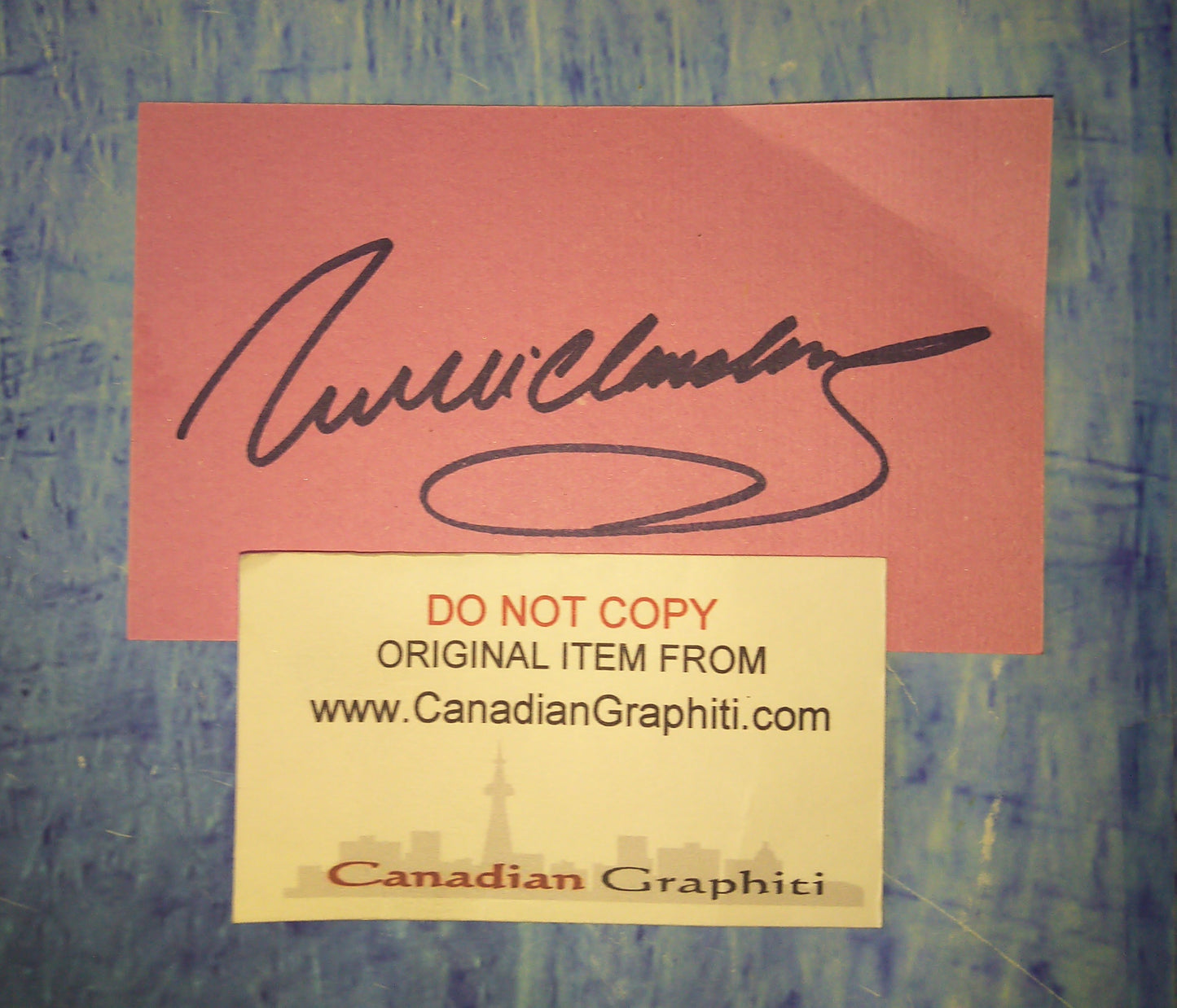 Rue McClanahan Hand Signed Autograph Index Card COA