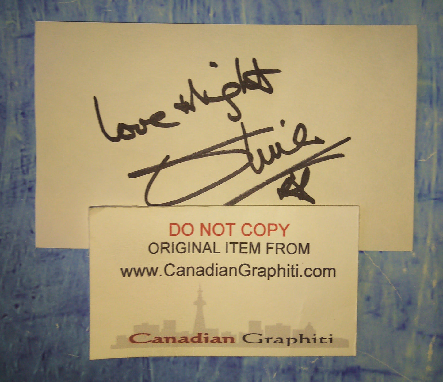 Olivia Newton-John Hand Signed Autograph Index Card COA