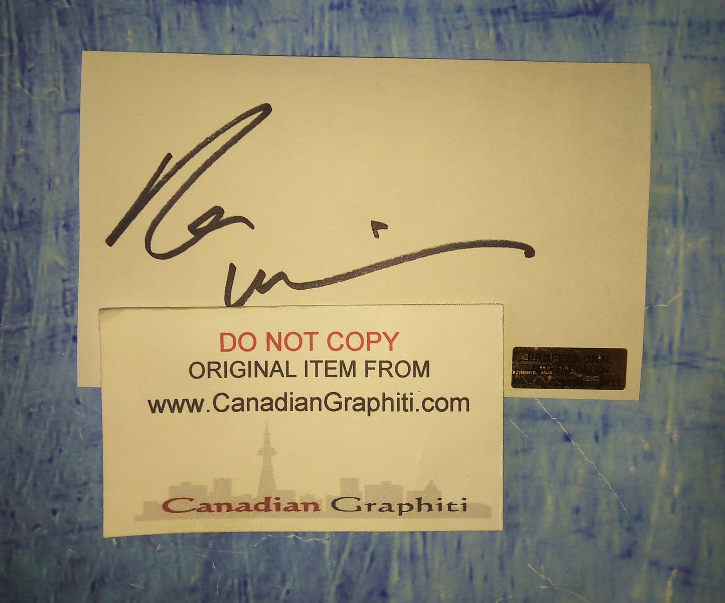 Robin Williams Hand Signed Autograph Index Card COA