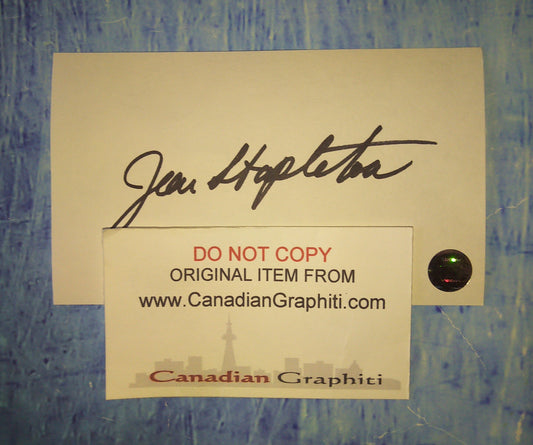 Jean Stapleton Hand Signed Autograph Index Card COA