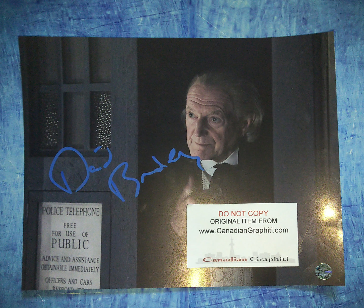 David Bradley Hand Signed Autograph 8x10 Photo COA Doctor Who