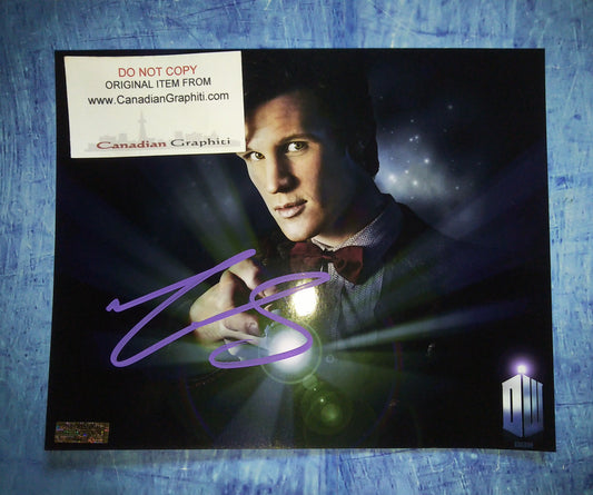 Matt Smith Hand Signed Autograph 8x10 Photo COA Doctor Who