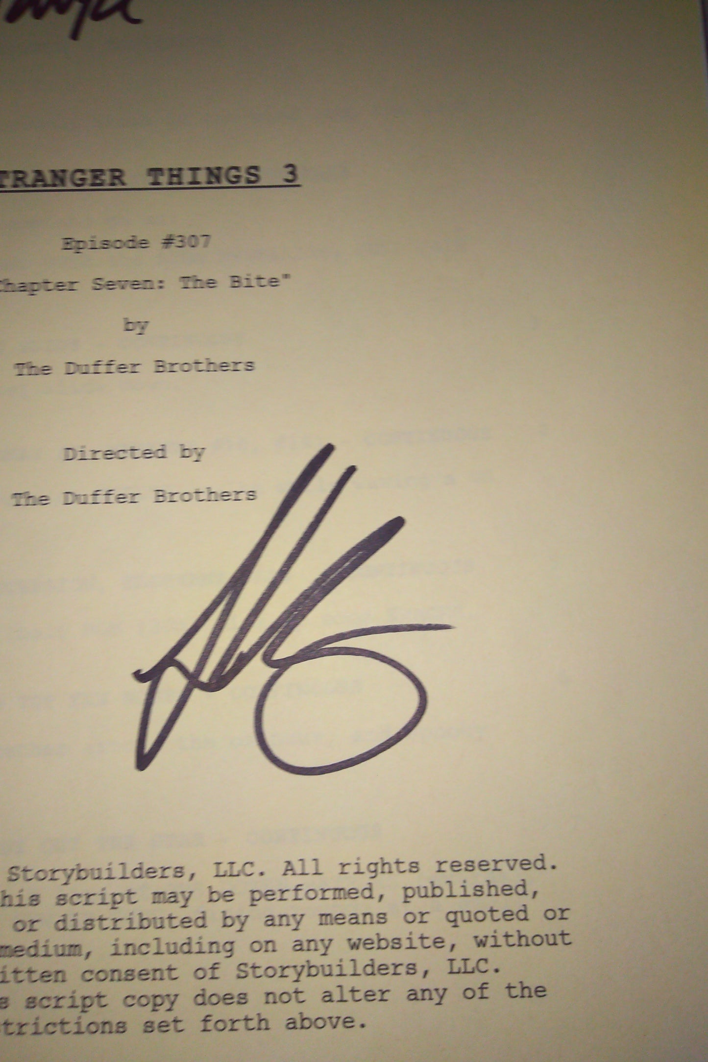 Maya Hawke & Joe Keery Hand Signed Autograph Stranger Things Script COA