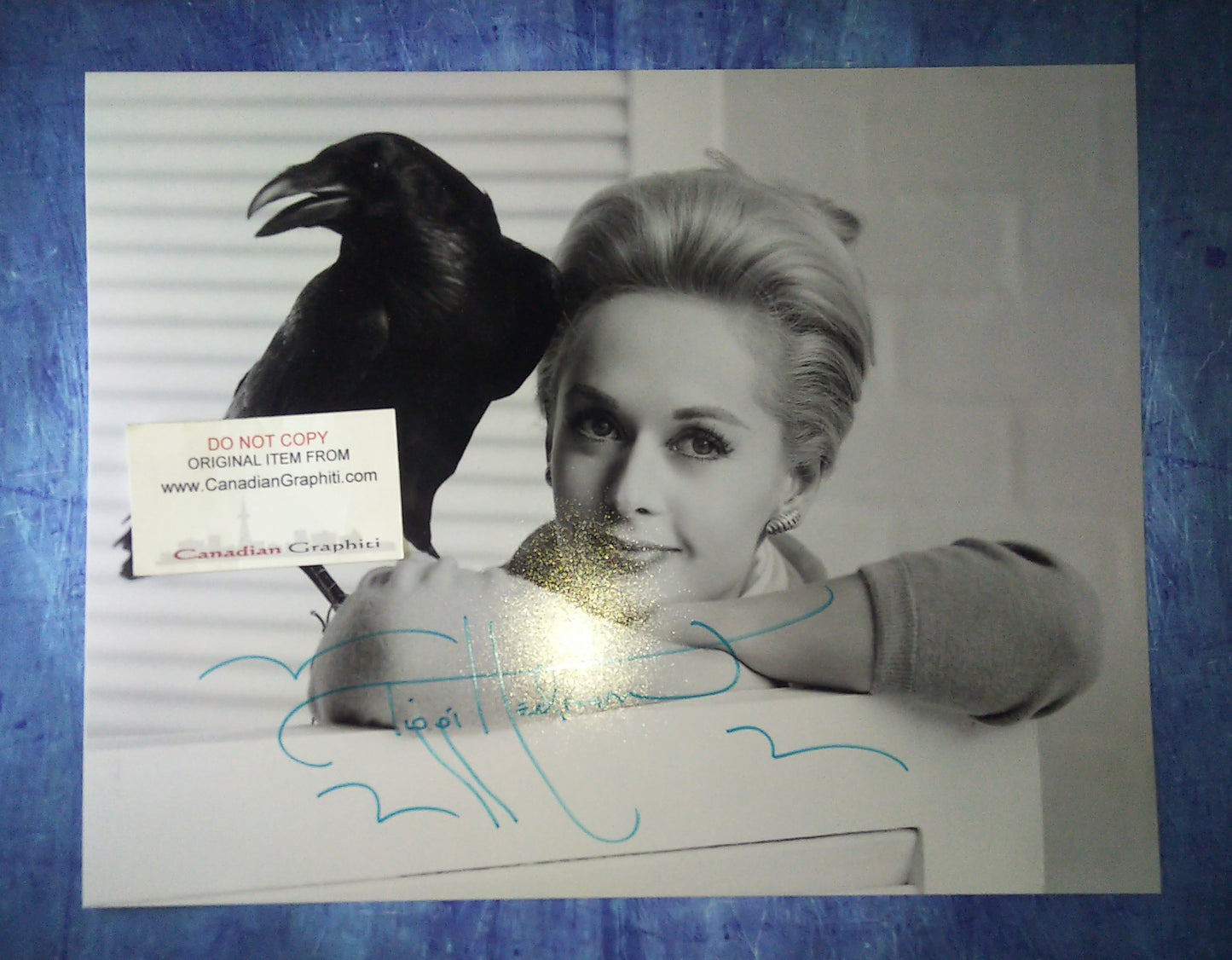 Tippi Hedren Hand Signed Autograph & 11x14 Photo COA The Birds