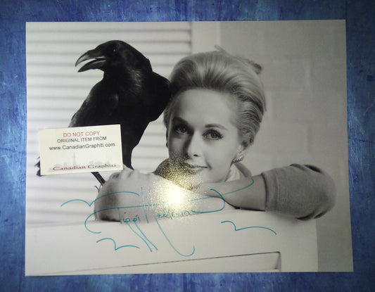 Tippi Hedren Hand Signed Autograph & 11x14 Photo COA The Birds