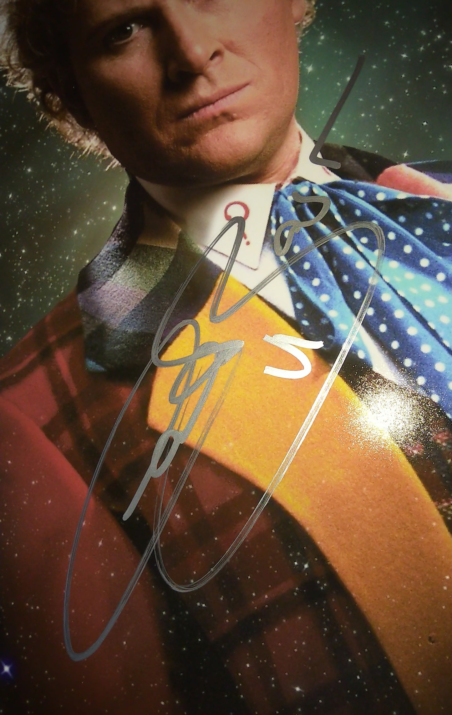 Colin Baker Hand Signed Autograph 8x10 Photo COA Doctor Who