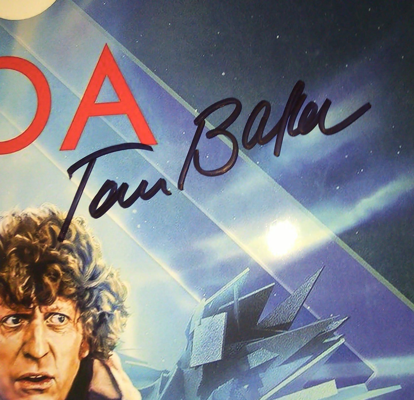 Tom Baker Hand Signed Autograph Doctor Who Shada Poster COA