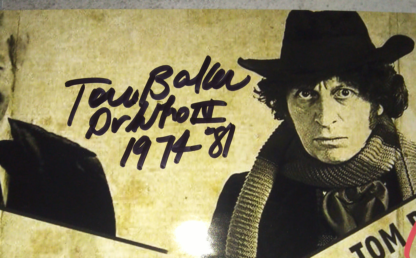 Doctor Who 8x Cast Hand Signed Autograph Poster COA