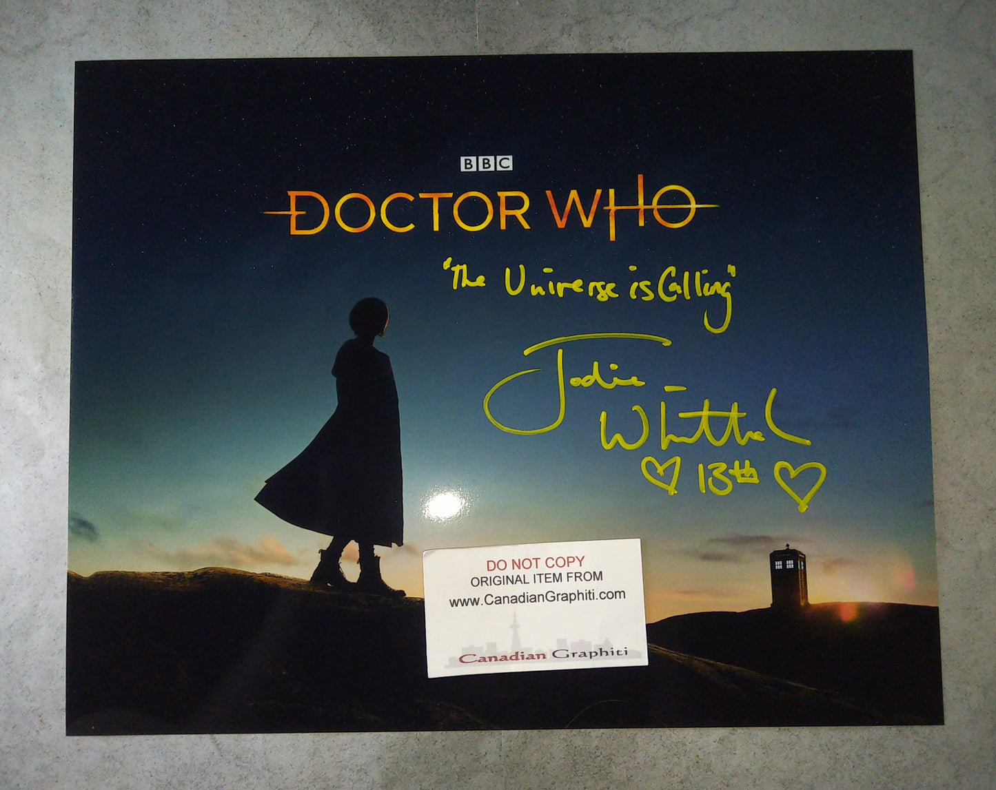 Jodie Whittaker Hand Signed Autograph 11x14 Photo COA Doctor Who