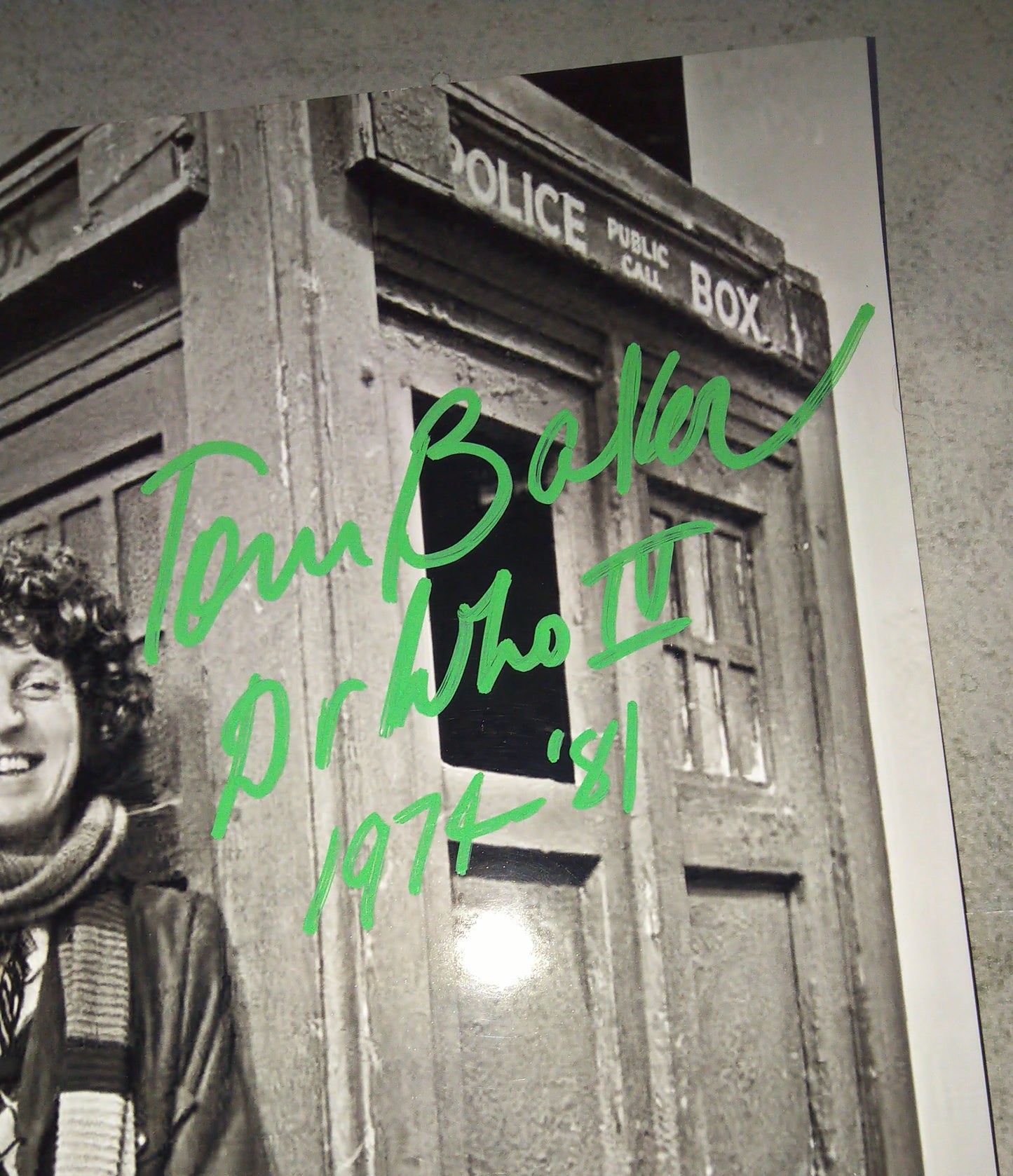 Tom Baker Hand Signed Autograph 8x10 Photo COA Doctor Who