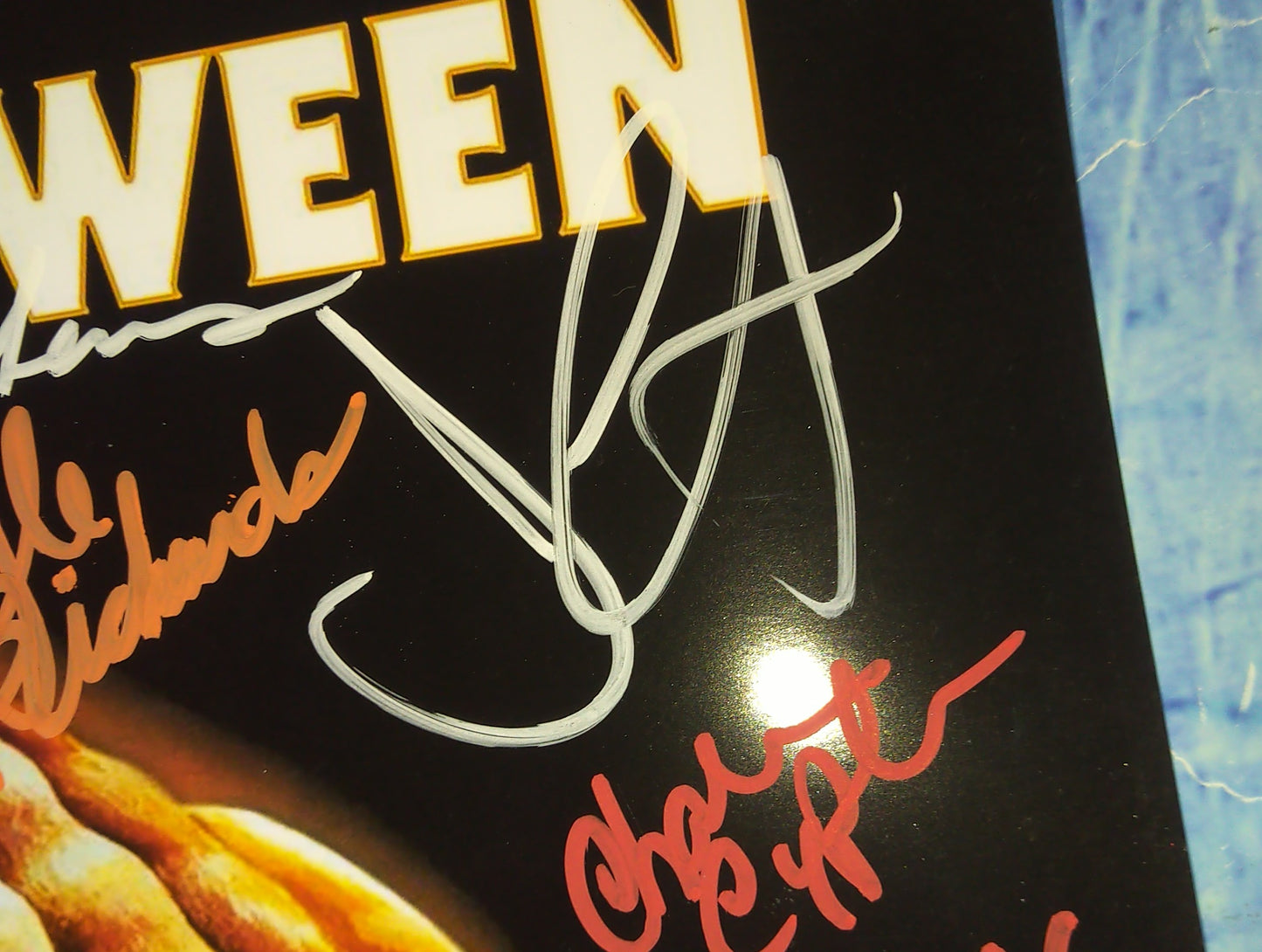 Halloween 9x Cast Hand Signed Autograph Photo COA John Carpenter, Nick Castle, PJ Soles, Nancy Stephens