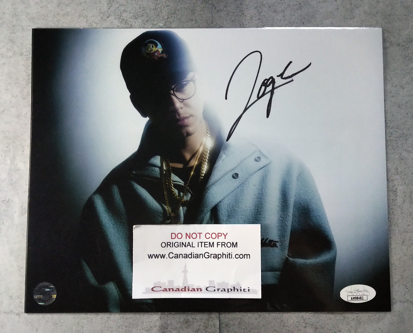 Logic Rapper Hand Signed Autograph 8x10 Photo COA + JSA