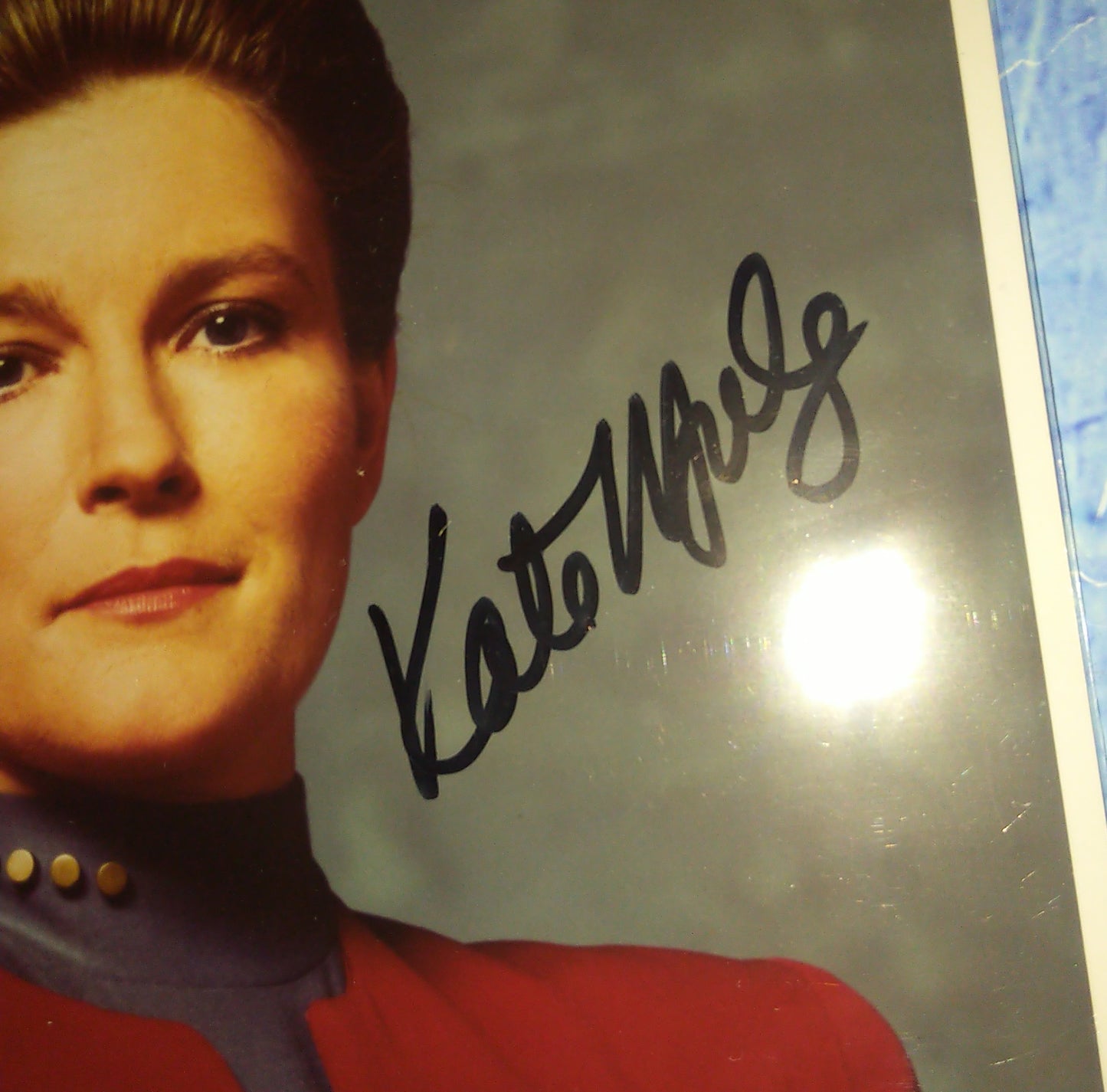 Kate Mulgrew Hand Signed Autograph 8x10 Photo JSA COA Star Trek Voyager