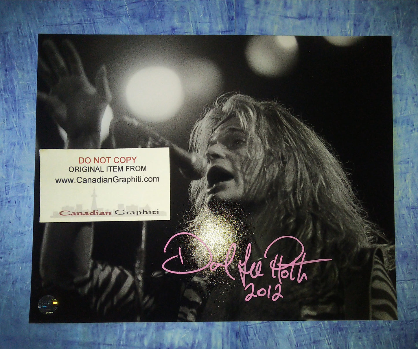 David Lee Roth Hand Signed Autograph 8x10 Photo COA Van Halen