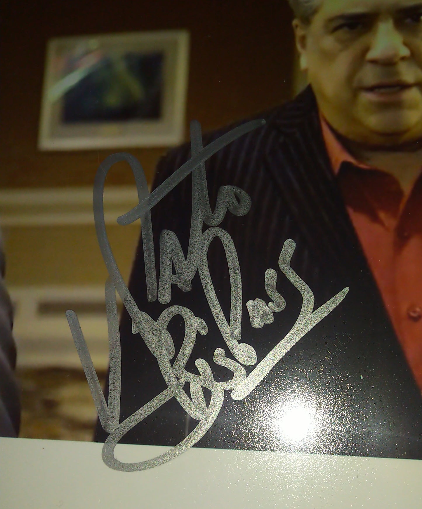 Vincent Pastore Hand Signed Autograph 8x10 Photo JSA COA Sopranos