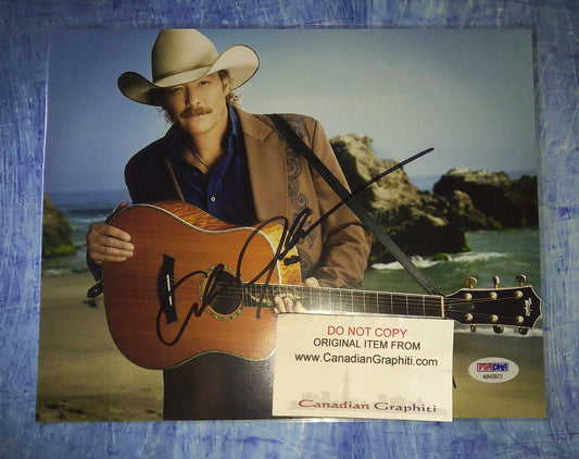 Alan Jackson Hand Signed Autograph 8x10 Photo PSA COA