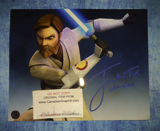 James Arnold Taylor Hand Signed Autograph 8x10 Photo COA The Clone Wars