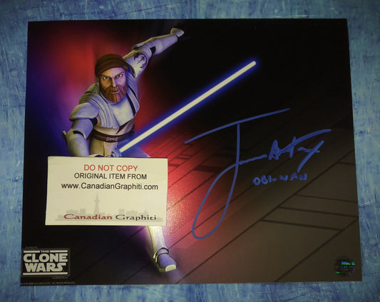 James Arnold Taylor Hand Signed Autograph 8x10 Photo COA The Clone Wars