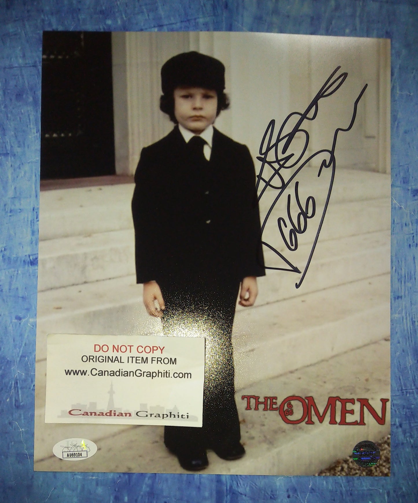 Harvey Stephens Hand Signed Autograph 8x10 Photo COA + JSA The Omen