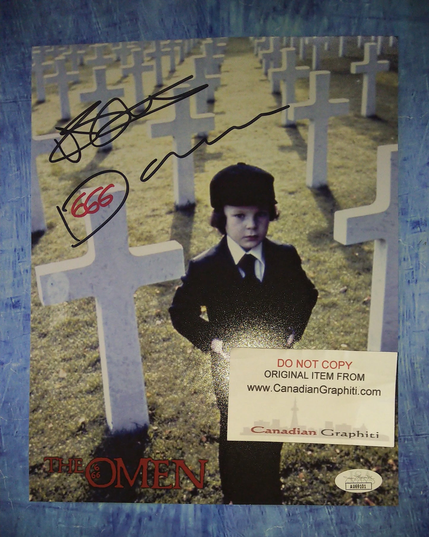 Harvey Stephens Hand Signed Autograph 8x10 Photo COA + JSA The Omen