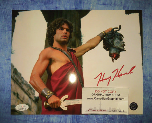 Harry Hamlin Hand Signed Autograph 8x10 Photo COA + JSA Clash Of The Titans