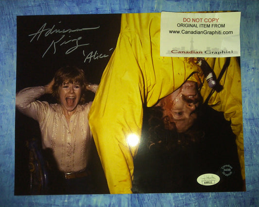 Adrienne King Hand Signed Autograph 8x10 Photo COA + JSA Friday The 13th