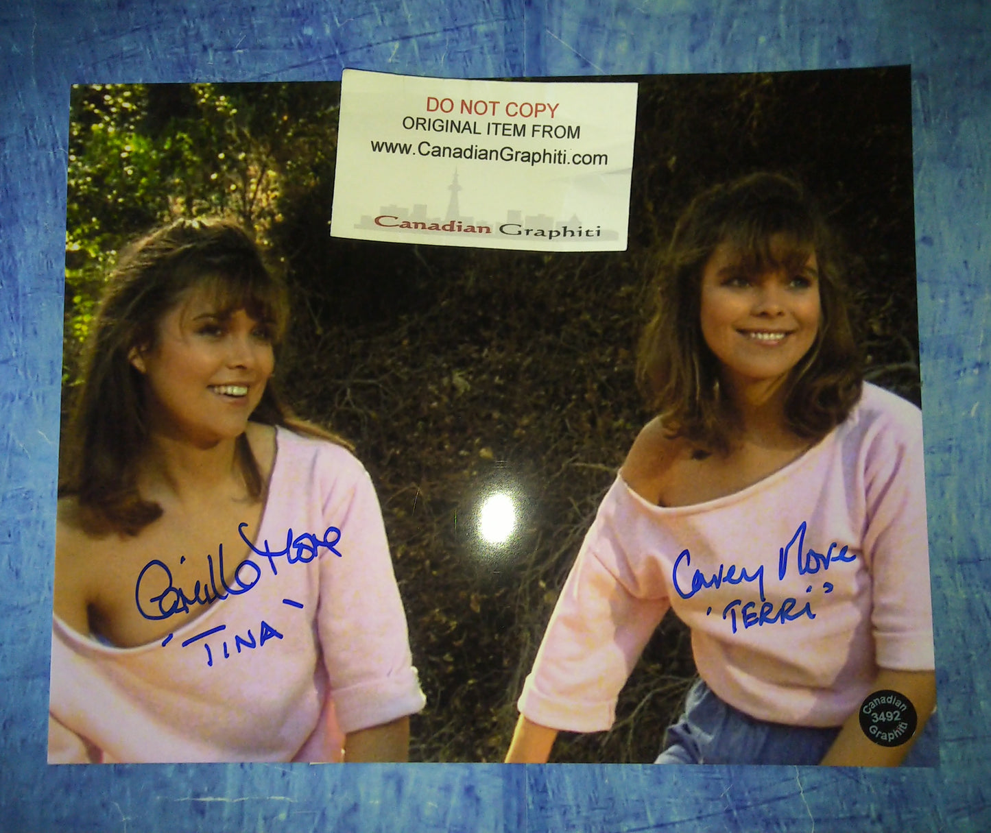 Camilla & Carey More Hand Signed Autograph 8x10 Photo COA Friday The 13th