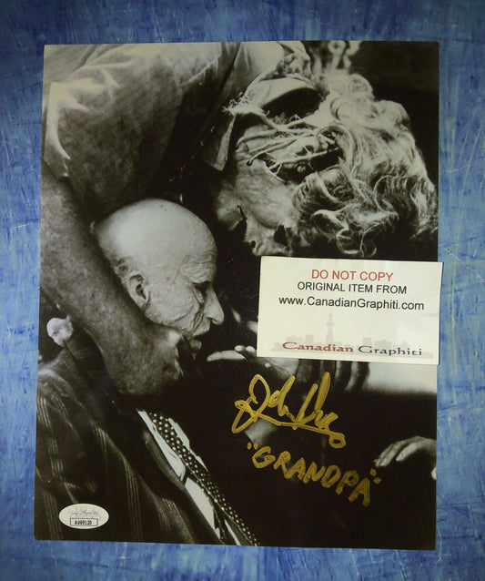 John Dugan Hand Signed Autograph 8x10 Photo COA + JSA Texas Chainsaw Massacre