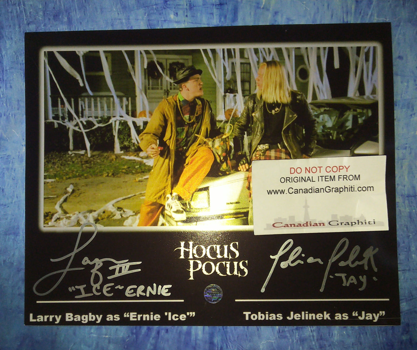 Tobias Jelinek & Larry Bagby Hand Signed Autograph 8x10 Photo COA Hocus Pocus