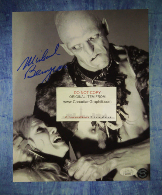 Michael Berryman Hand Signed Autograph 8x10 Photo COA + JSA The Hills Have Eyes