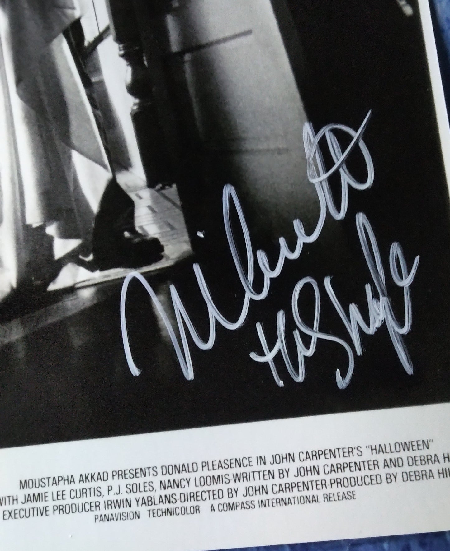 Nick Castle Hand Signed Autograph 8x10 Photo COA + JSA Halloween