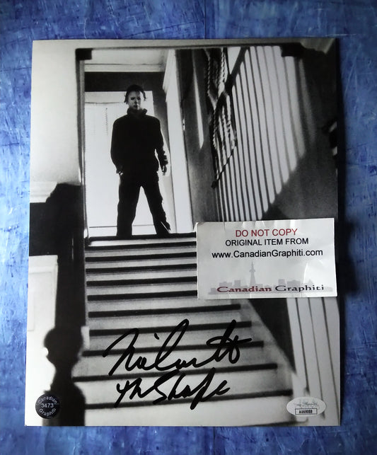 Nick Castle Hand Signed Autograph 8x10 Photo COA + JSA Halloween