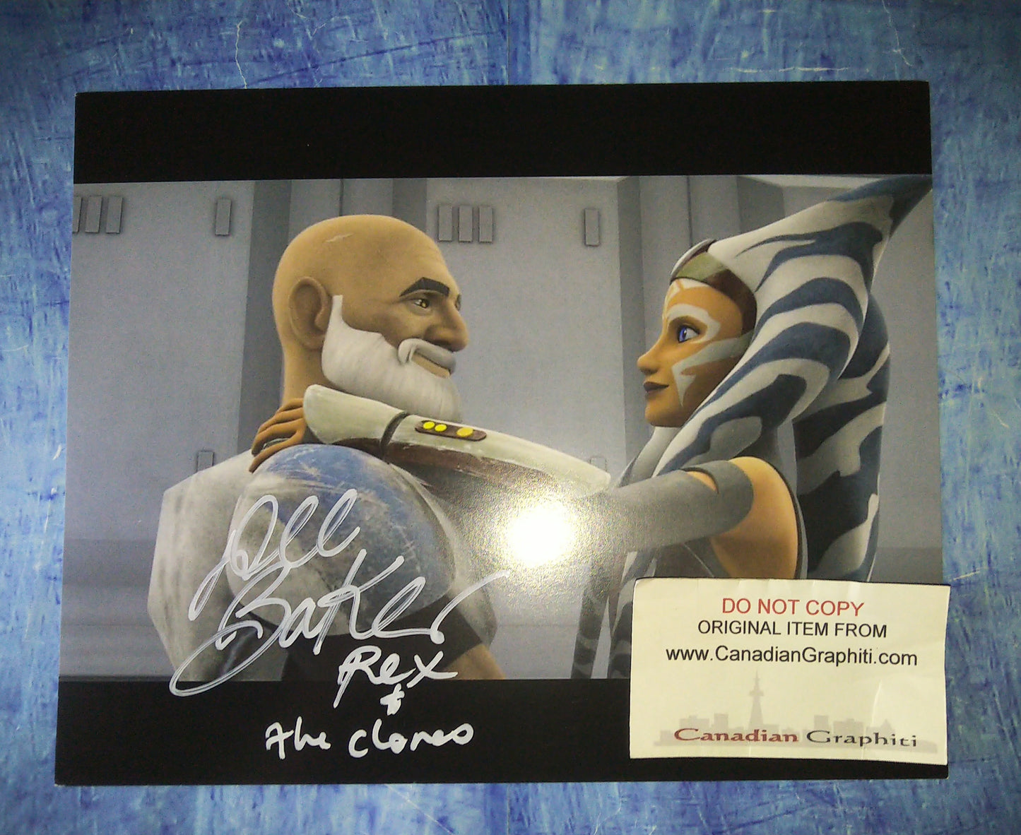 Dee Bradley Baker Hand Signed Autograph 8x10 Photo COA + JSA The Clone Wars