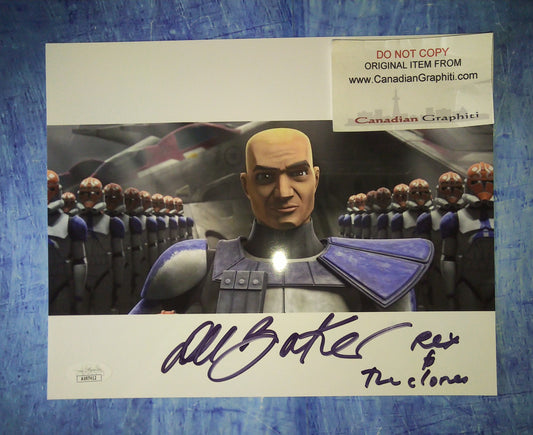 Dee Bradley Baker Hand Signed Autograph 8x10 Photo COA + JSA The Clone Wars