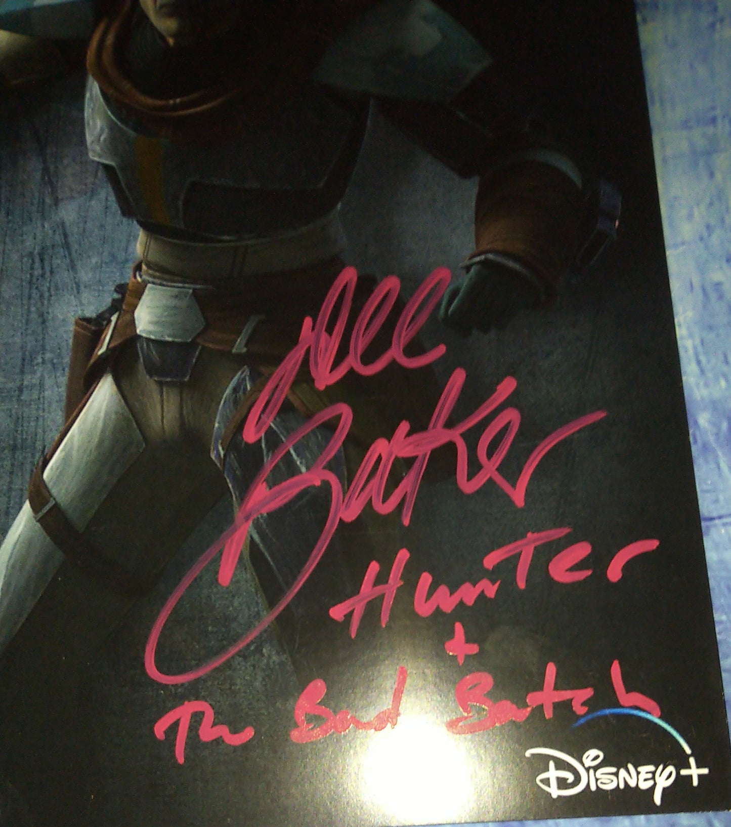 Dee Bradley Baker Hand Signed Autograph 8x10 Photo COA + JSA Star Wars The Bad Batch