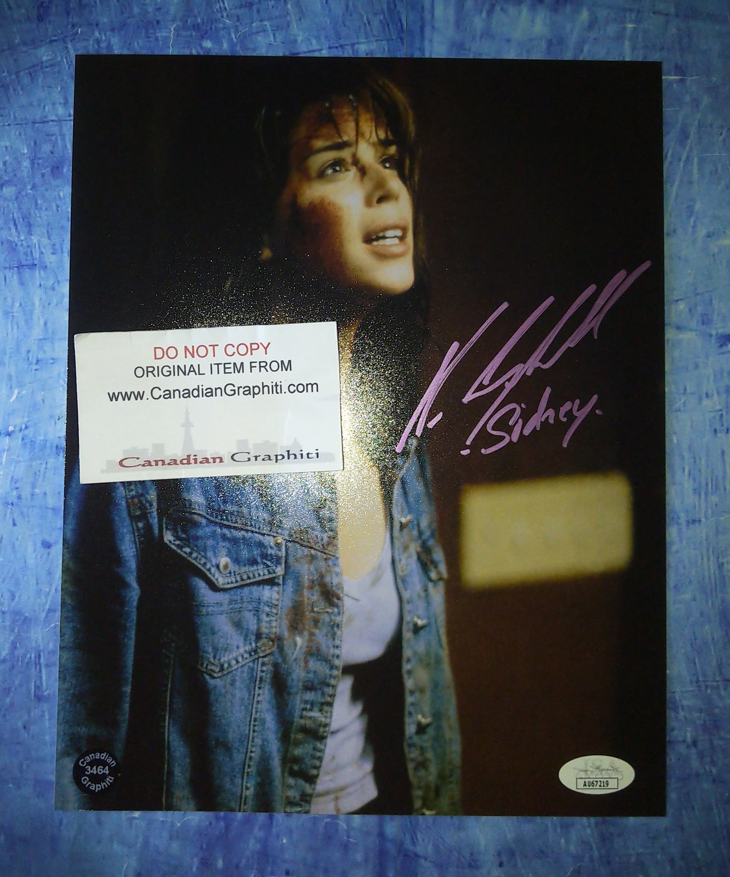 Neve Campbell Hand Signed Autograph 8x10 Photo COA + JSA Scream