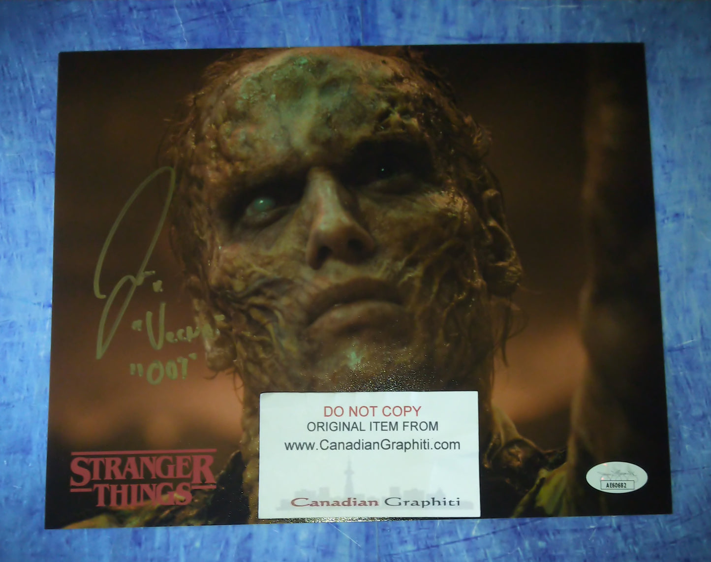 Jamie Campbell Bower Hand Signed Autograph 8x10 Photo COA + JSA Stranger Things