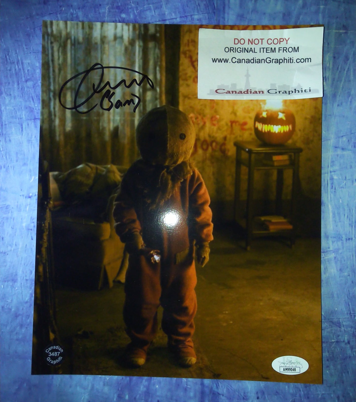 Quinn Lord Hand Signed Autograph 8x10 Photo COA + JSA Trick r Treat Sam