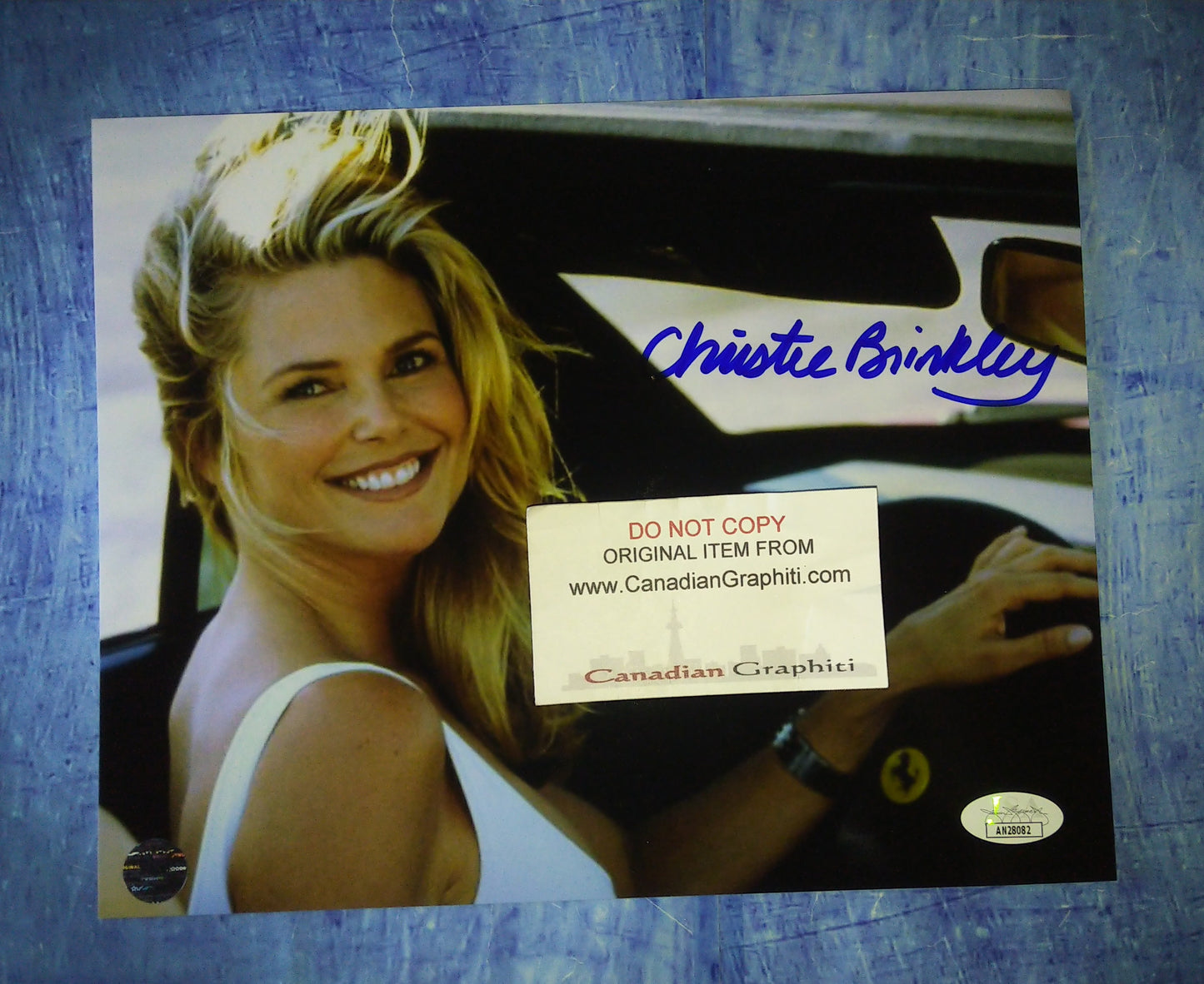 Christie Brinkley Hand Signed Autograph 8x10 Photo COA + JSA