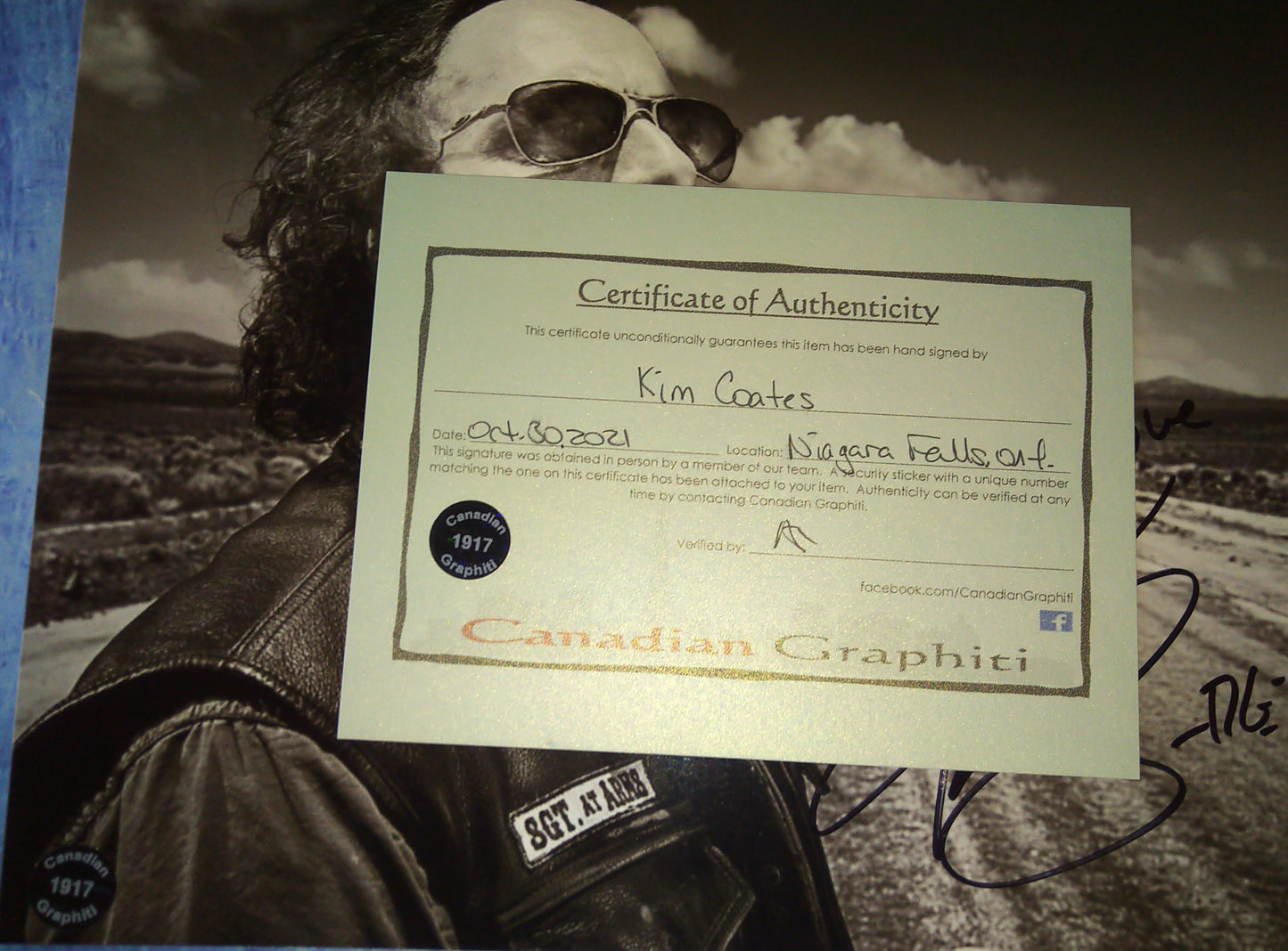 Kim Coates Hand Signed Autograph 8x10 Photo COA Sons Of Anarchy