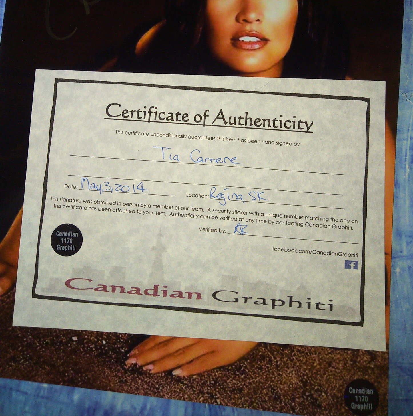 Tia Carrere Hand Signed Autograph 8x10 Photo COA