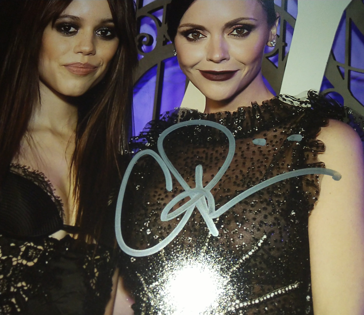 Christina Ricci Hand Signed Autograph 8x10 Photo COA + JSA Wednesday