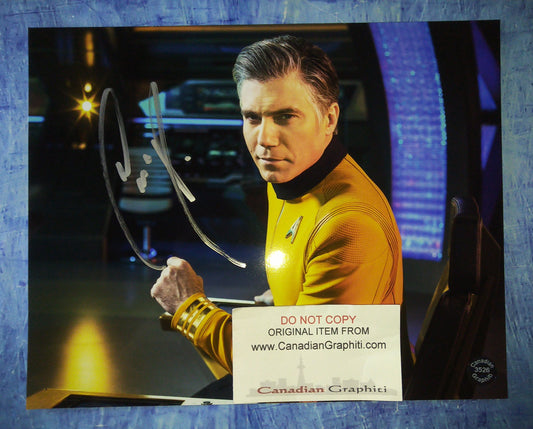 Anson Mount Hand Signed Autograph 8x10 Photo COA Star Trek Pike