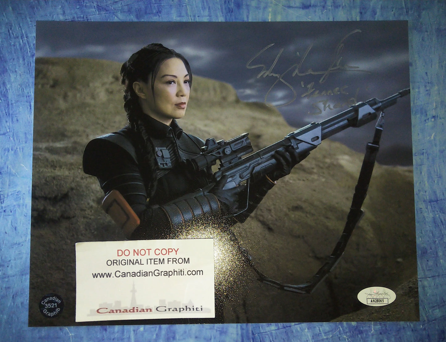 Ming-Na Wen Hand Signed Autograph 8x10 Photo COA + JSA Star Wars Book Of Boba Fett