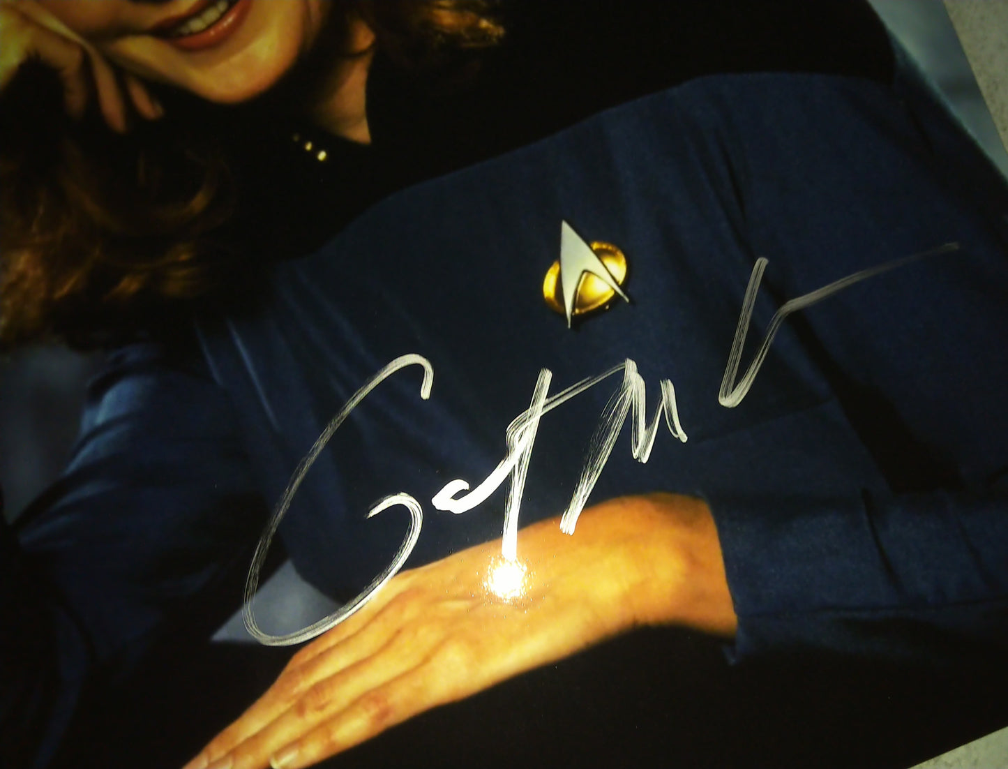 Gates McFadden Hand Signed Autograph 8x10 Photo COA + JSA Star Trek