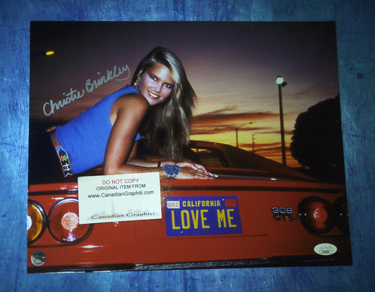 Christie Brinkley Hand Signed Autograph 11x14 Photo COA + JSA